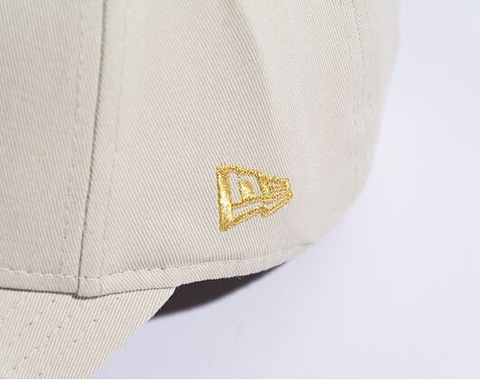 Damen Kappe New Era - MLB Metallic 9FORTY - NY Yankees - Stone / Gold