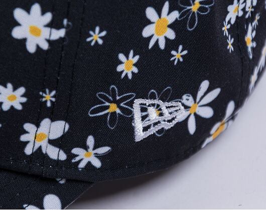 Kinder Kappe New Era 9FORTY Kids MLB All Over Print Daisy - NY Yankees - Black / White