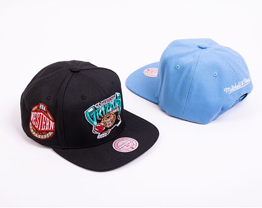 Kappe Mitchell & Ness NBA Conference Patch Snapback Hwc Vancouver Grizzlies Schwarz