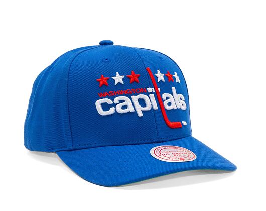 Basecap Mitchell & Ness NHL Team Ground 2.0 Pro Snapback Washington Capitals Blau