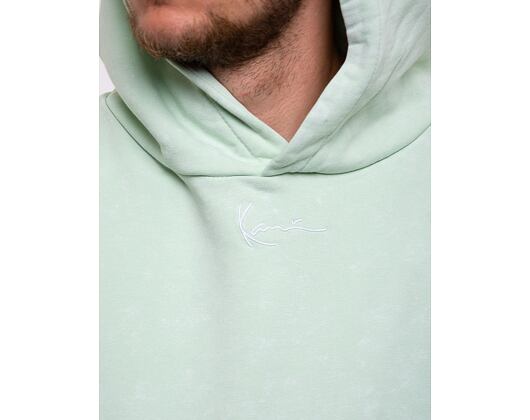 Pullover Karl Kani Small Signature OS Heavy Sweat Hoodie light mint