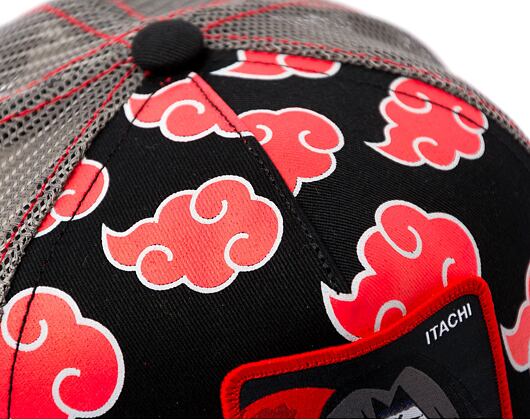 Kappe Capslab Naruto - Itachi Uchiha Flat Black / Red