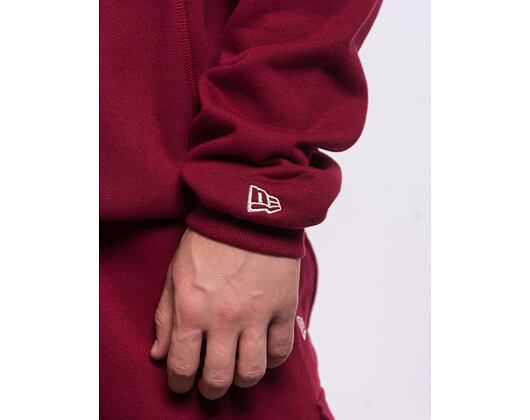 Pullover New Era Lifestyle Oversized Hoody Cardinal / Off White