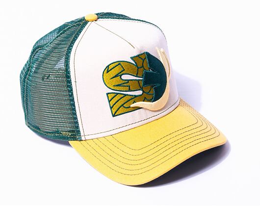 Kappe Stetson Trucker Cap Planty S Stetson x The Feebles - Green/Beige