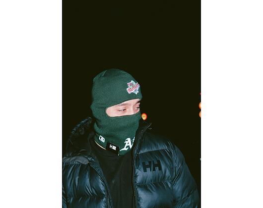 Sturmhaube New Era - World Series Patch Balaclava - Oakland Athletics - Team Color