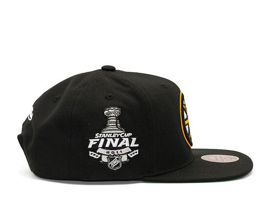 Kappe Mitchell & Ness NHL Top Spot Snapback Boston Bruins Black