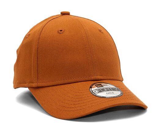 Kinder Kappe New Era 9FORTY Kids Seasonal Flag Logo - Caramel Brown