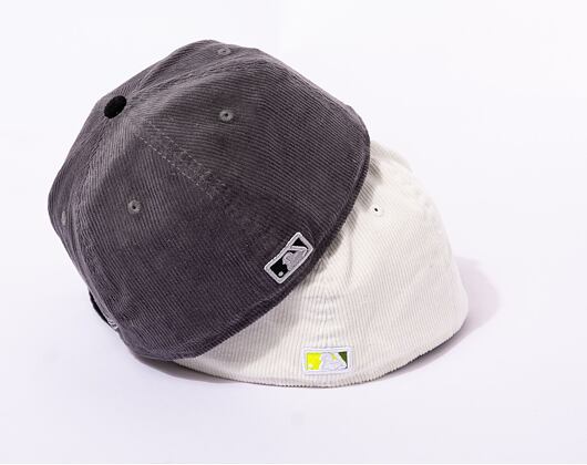 Kappe New Era 59FIFTY MLB Cord Atlanta Braves Off White / Nephrite Green / Cyber Green