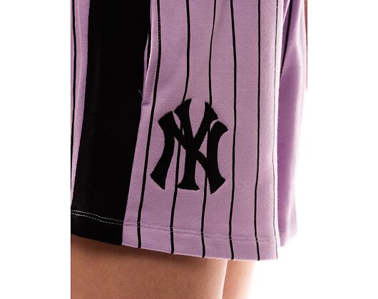 Damen Shorts New Era MLB Lifestyle Shorts - NY Yankees - Pastel Lilac / Black