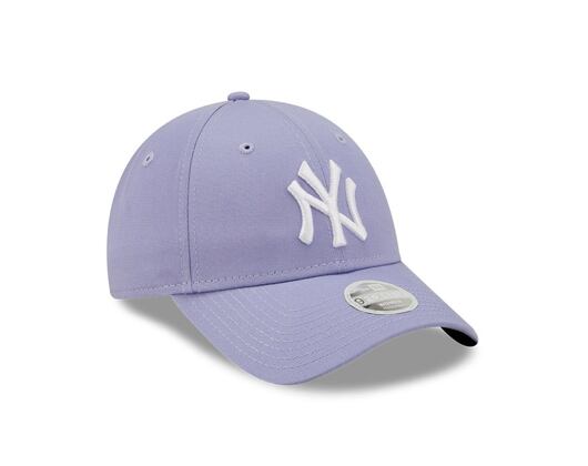 Damen Kappe New Era - Womens 9FORTY League Essential - NY Yankees - Lavender / White