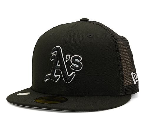 Kappe New Era 59FIFTY MLB "2022 Batting Practice" Oakland Athletics - Black