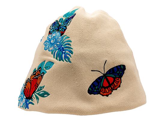 Hut Rip N Dip Los Ripndip Crochet Bucket Hat (Off White)