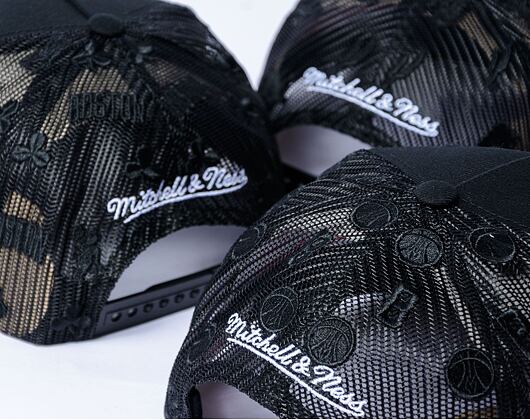 Kappe Mitchell & Ness - NBA Monogram Trucker Milwaukee Bucks Black