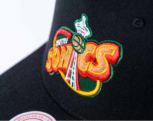 Kappe Mitchell & Ness - NBA Monogram Trucker Hwc Seattle Supersonics Black