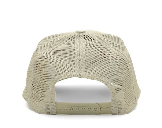 Damen Kappe New Era - 9FORTY Trucker Metallic - NY Yankees - Stone / Gold