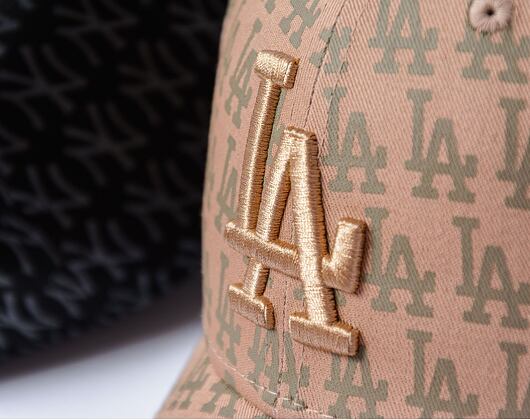 Kappe New Era - 9FORTY Team Monogram - LA Dodgers - Camel
