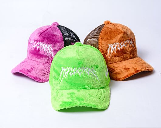 Kappe Reflection Luxury Fuzzy Trucker Grinch Green