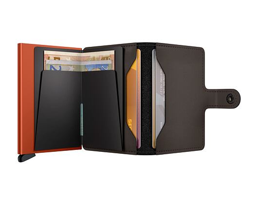 Geldbörse Secrid - Miniwallet - Matte - Truffle & Orange