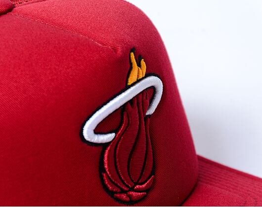 Kappe Mitchell & Ness - Evergreen Trucker - Miami Heat - Red