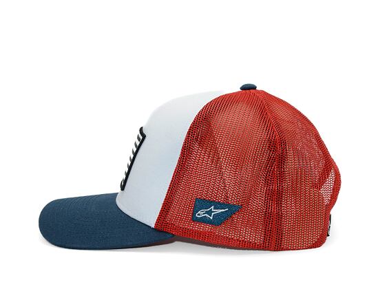 Kappe Alpinestars - Flag Snapback - White/Navy/Red