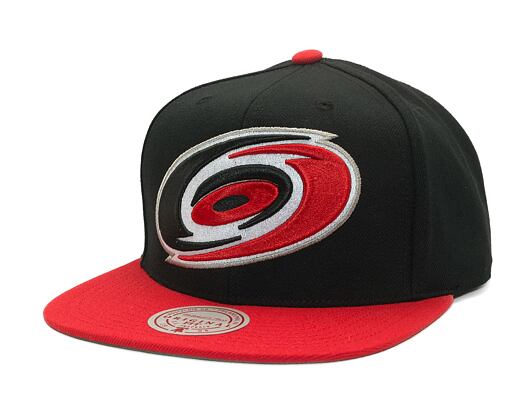 Kappe Mitchell & Ness - Team 2 Tone 2.0 Snapback - Carolina Hurricanes - Black/Red