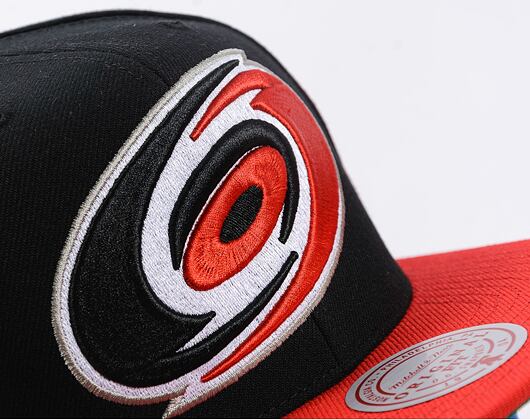 Kappe Mitchell & Ness - Team 2 Tone 2.0 Snapback - Carolina Hurricanes - Black/Red