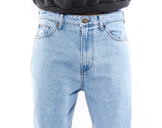 Hose Karl Kani Small Signature Baggy Five Pocket Denim light blue