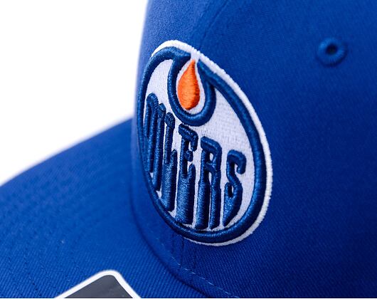 Kappe Fanatics - Edmonton Oilers - A/CAP Str Mid Crn Adj Sqv Sbk - Blue Cobalt