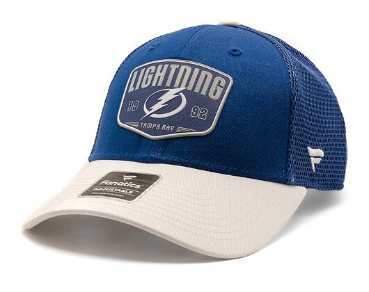 Kappe Fanatics - Tampa Bay Lightning - A/CAP Structured Adjustable Meshback - Blue Cobalt/White