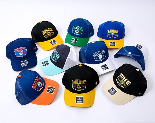 Kappe Fanatics - Boston Bruins - A/CAP Structured Adjustable Meshback - Black/Yellow Gold