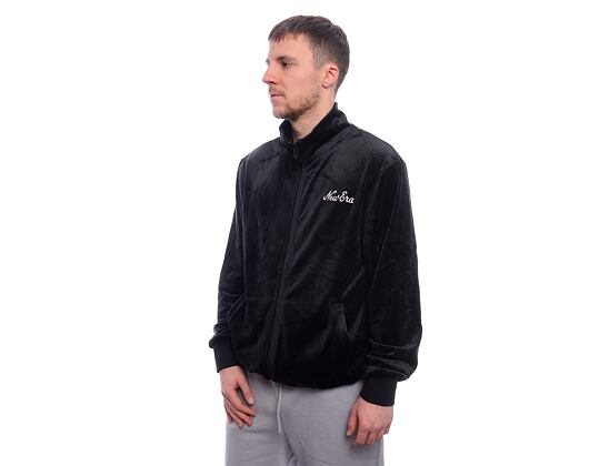 Jacke New Era - Velour Track Jacket - Black