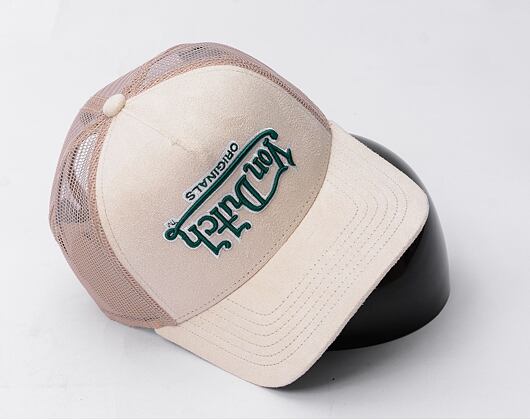 Kappe Von Dutch - Trucker Soho - Suede - Beige/ Green