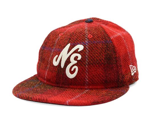 Kappe New Era - 59FIFTY Retro Crown Harris Tweed - Red