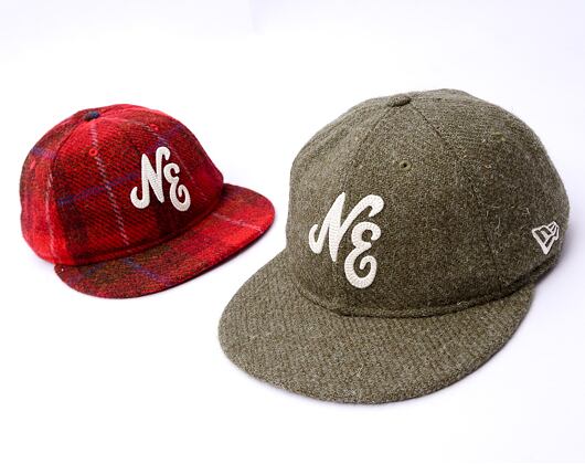 Kappe New Era - 59FIFTY Retro Crown Harris Tweed - Olive