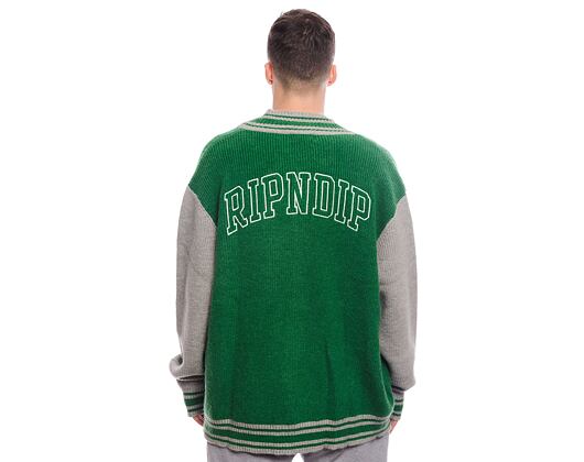 Strickpullover Rip N Dip - Team Spirit Varsity Cardigan  (Green/Grey)