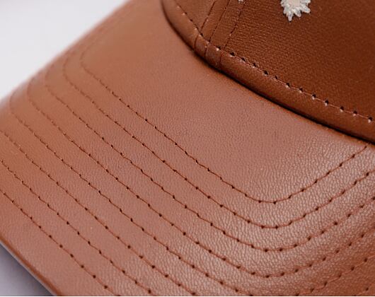 Kappe New Era - MLB Image Drop - Leather 9FORTY - NY Yankees - Brown / White