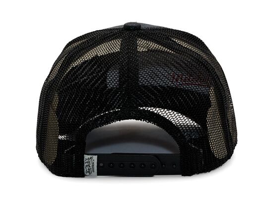 Kappe Von Dutch - Trucker Newark - Caps - Cot Twill Denim - Black