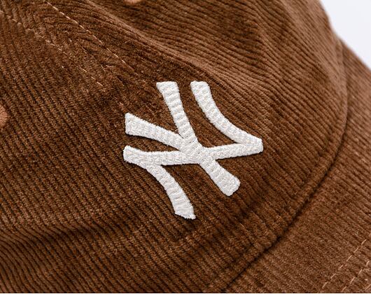 Kappe New Era - MLB Premium Cord 9TWENTY - NY Yankees - Walnut
