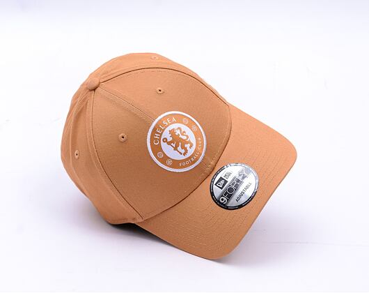 Kappe New Era - Pop Outline 9FORTY - Chelsea FC Lion Crest - Ochre / White