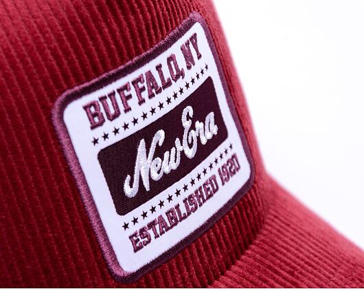 Kappe New Era - Buffalo Patch Cord 9FORTY Trucker - Burgundy