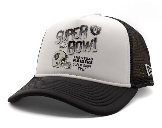 Kappe New Era - NFL Superbowl 9FORTY Trucker - Las Vegas Raiders - Black