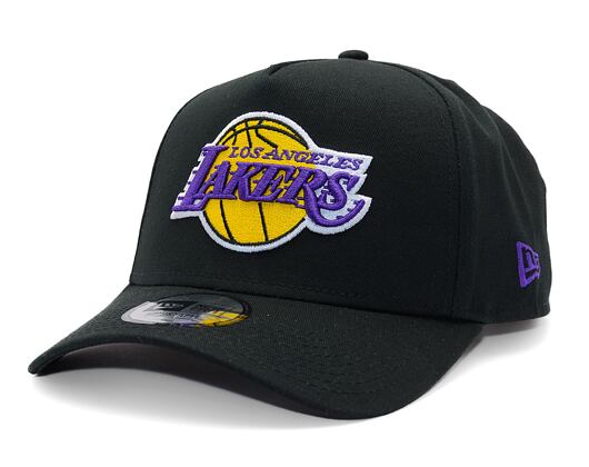 Kappe New Era - NBA Side Patch 9FORTY A-Frame - LA Lakers - Black
