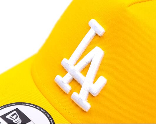 Kappe New Era - MLB Essential 9FORTY Trucker - LA Dodgers - Grilled Yellow / Blue
