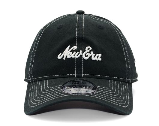 Kappe New Era - Contrast Stitch 9TWENTY - Black / White