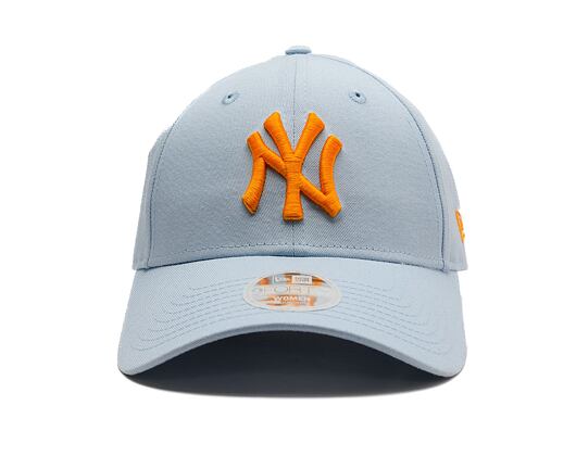 Damen Kappe New Era - MLB Essential 9FORTY - NY Yankees - Pastel Blue / Orange Glaze