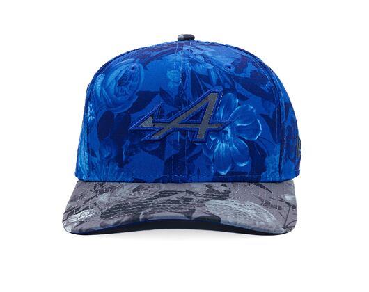 Kappe New Era - F1 Tonal Floral 9FIFTY Original Fit - Alpine Racing - Light Navy / Graphite