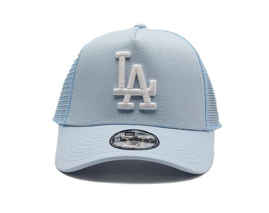 Kinderkappe New Era - MLB Essential 9FORTY Trucker - LA Dodgers - Pastellblau / Navy