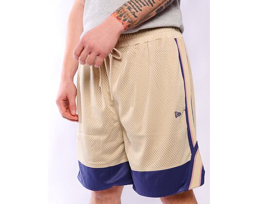 Shorts New Era - Oversized Mesh Shorts - Stone