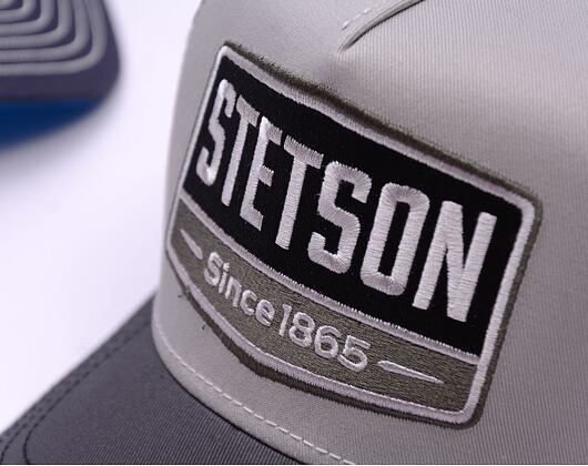 Kappe Stetson - Trucker Cap Gasoline - Grey/Black