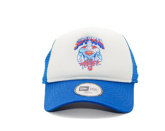 Kinder Kappe New Era - Warner Bros Superman 9FORTY Trucker - Blue Azure